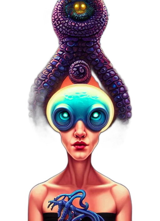 creature, mask, hat, crown transparent PNG cut-out