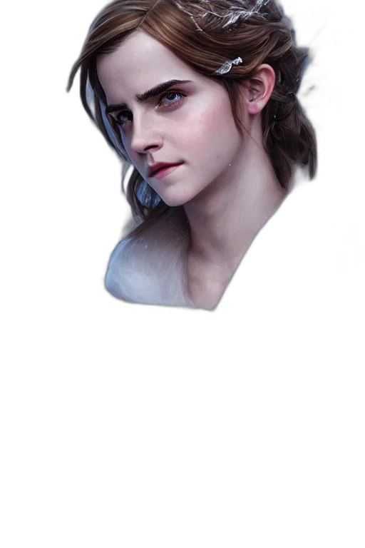 face, mask, hair, creature, photorealistic, concept art, fantasy art, 3d render transparent PNG cut-out