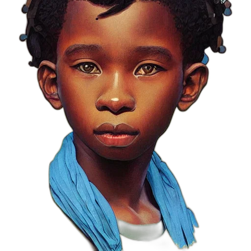 face, crown, photorealistic, concept art, fantasy art, oil painting, blue, dark transparent PNG cut-out