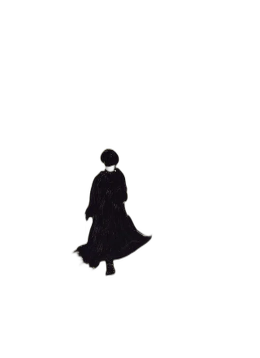 dress, staff, jacket, umbrella transparent PNG cut-out