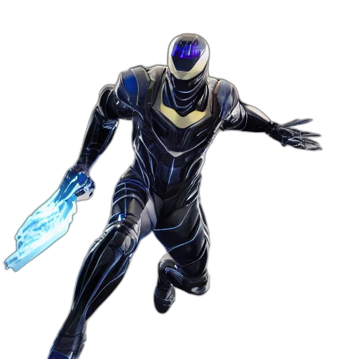 robot, concept art, comic book art, 3d render, fantasy art, blue, still, photo transparent PNG cut-out