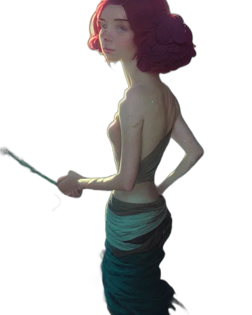 staff, dress, sword, crown, concept art, fantasy art, pixel art, watercolor transparent PNG cut-out