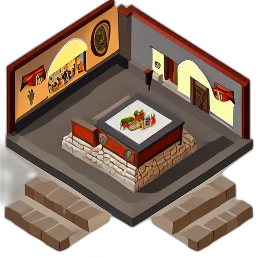 furniture, food, jewelry, pixel art transparent PNG cut-out