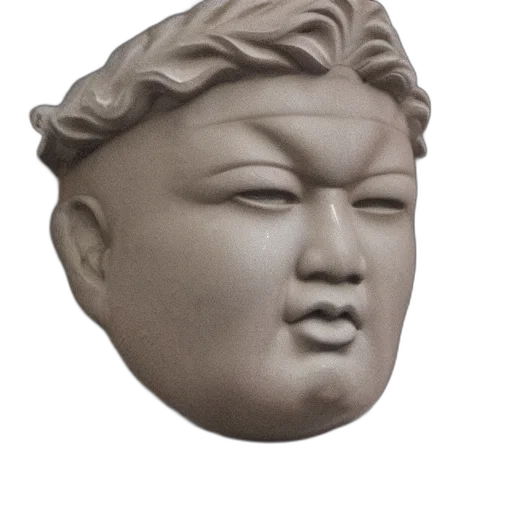 face, mask, crown, creature transparent PNG cut-out