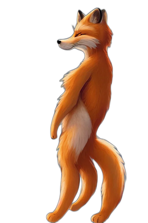 staff, animal, creature, concept art, watercolor, fantasy art, 3d render, red transparent PNG cut-out