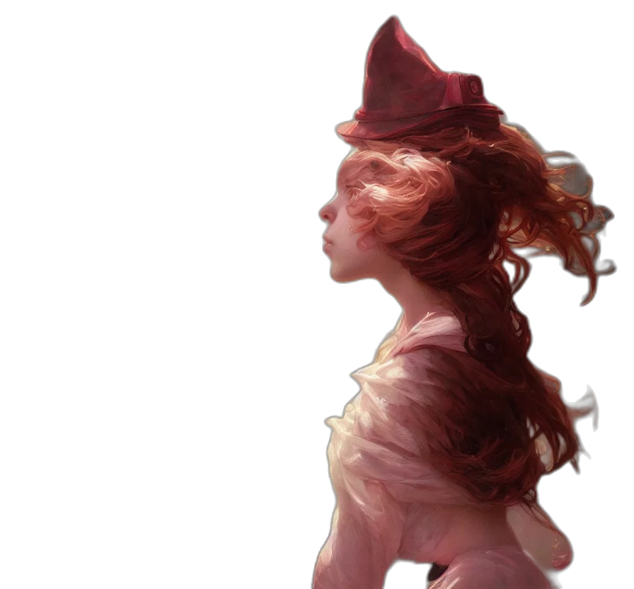 hat, crown, dress, hair transparent PNG cut-out