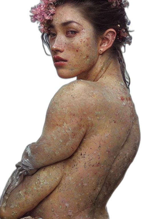 face, hair, creature, mask transparent PNG cut-out