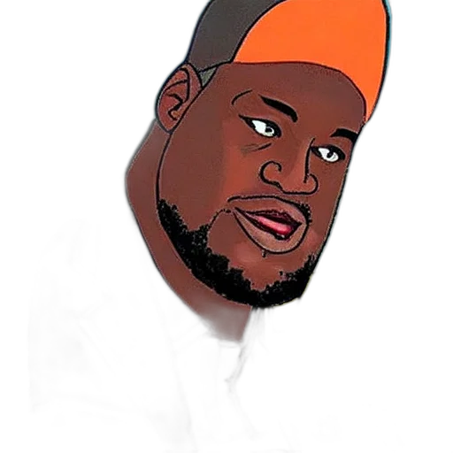 face, hat, cartoon, photorealistic, concept art, anime, shaquille, neal transparent PNG cut-out