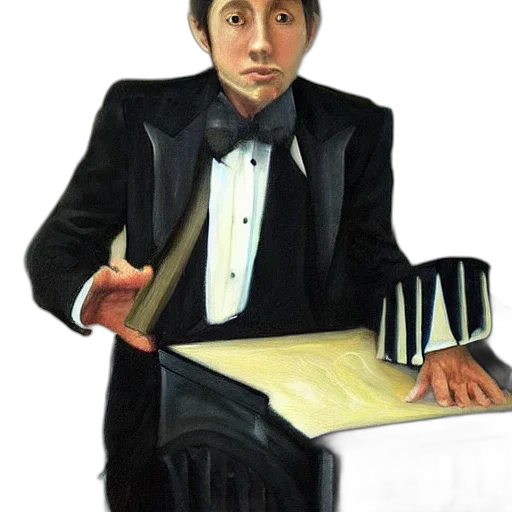 staff, face, jacket, furniture transparent PNG cut-out