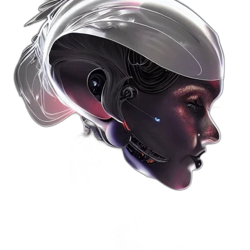 robot, mask, face, crown transparent PNG cut-out
