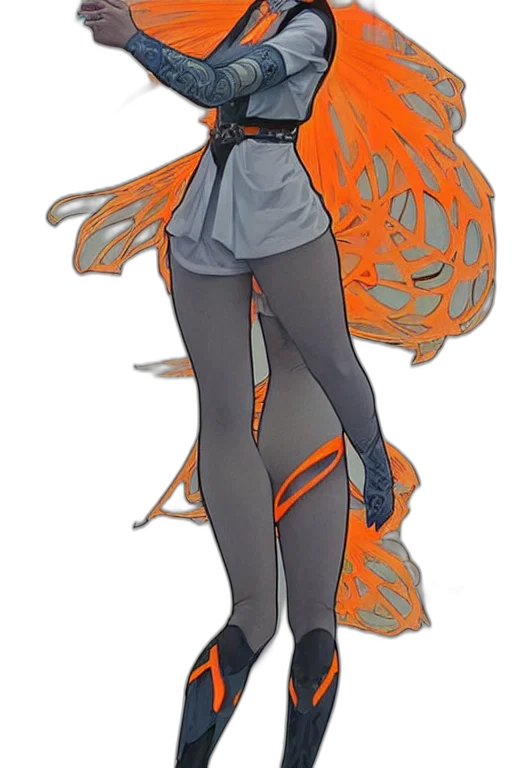 staff, jacket, creature, mask transparent PNG cut-out