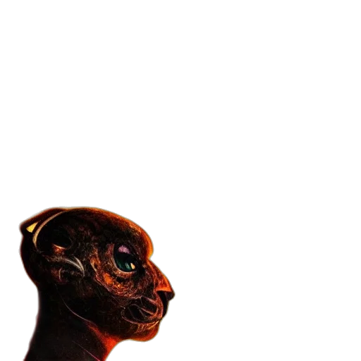 creature, robot, animal, mask, 3d render, concept art, photorealistic, fantasy art transparent PNG cut-out