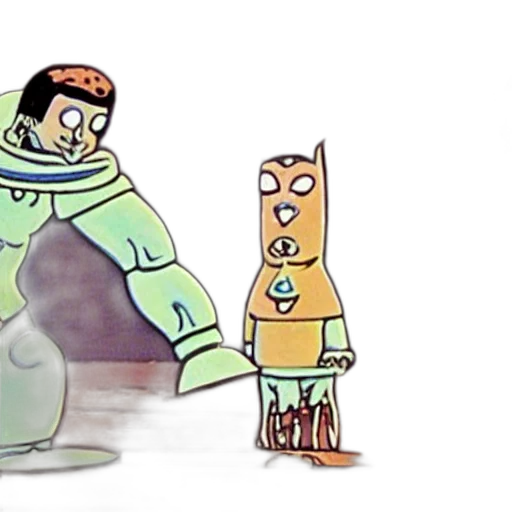 robot, creature, jacket, furniture transparent PNG cut-out