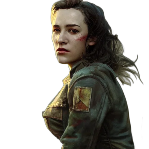 jacket, face, weapon, robot, concept art, photorealistic, comic book art, cyberpunk transparent PNG cut-out