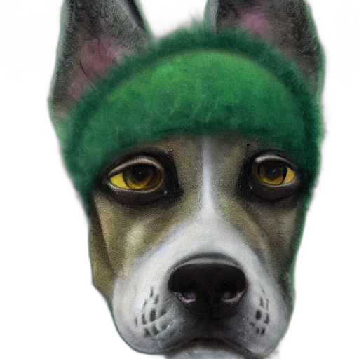 hat, animal, staff, face transparent PNG cut-out