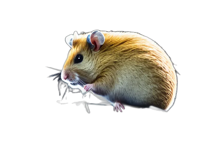 animal, staff, hat, creature, concept art, photorealistic, 3d render, pixel art transparent PNG cut-out