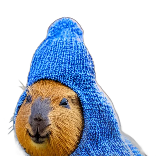 hat, animal, dress, creature transparent PNG cut-out