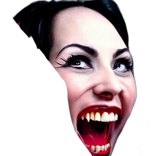 face, mask, creature, staff transparent PNG cut-out