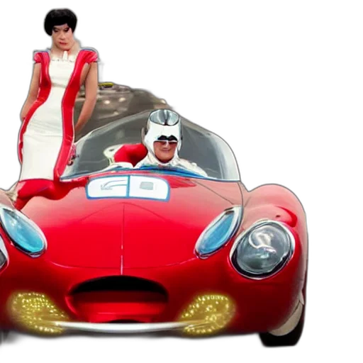 car, cartoon, concept art, 3d render transparent PNG cut-out