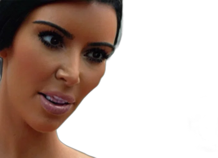 face, photorealistic, 3d render, film transparent PNG cut-out