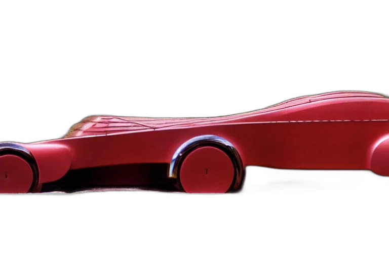 car, robot, weapon, shoes, 3d render, concept art, red, designed transparent PNG cut-out