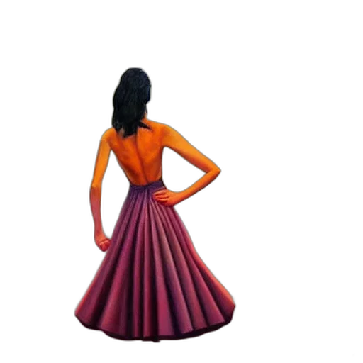 dress, jewelry, 3d render, concept art transparent PNG cut-out