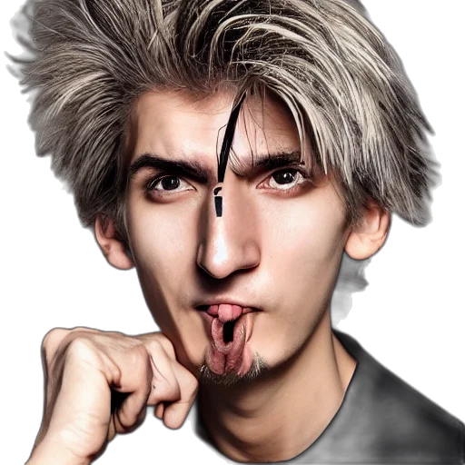 face, hair, mask, creature transparent PNG cut-out