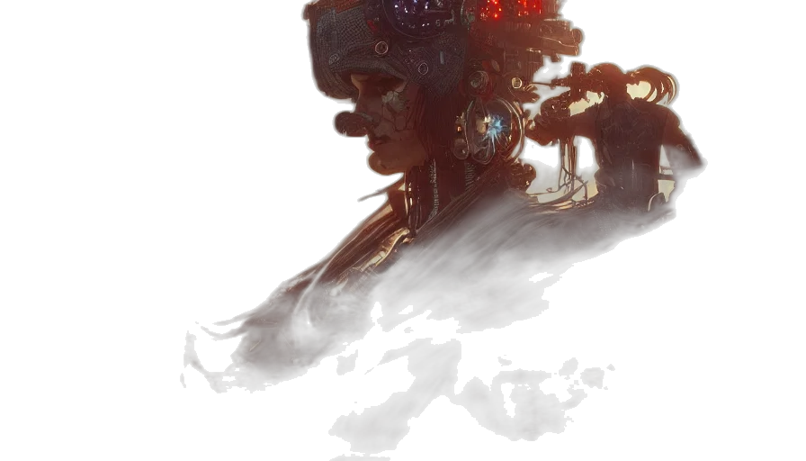 crown, face, robot, mask transparent PNG cut-out