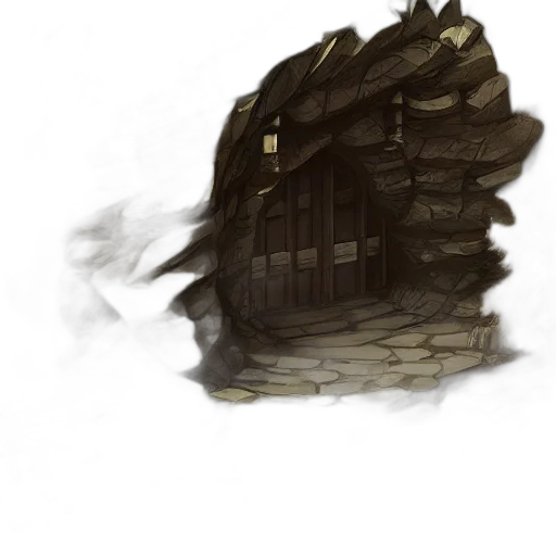 building, dragon, face, concept art transparent PNG cut-out