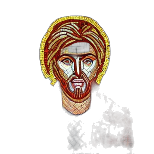 face, hair, pixel art, photorealistic transparent PNG cut-out