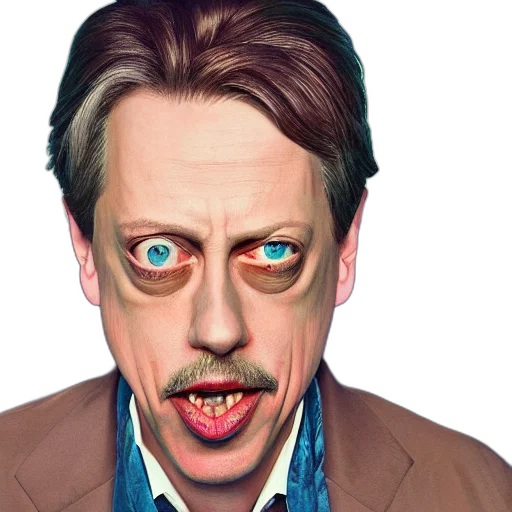 face, mask, creature, photorealistic transparent PNG cut-out