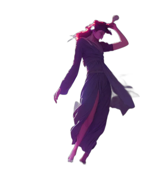 staff, dress, mask, creature transparent PNG cut-out
