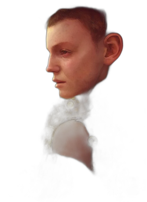 face, mask, creature, staff transparent PNG cut-out