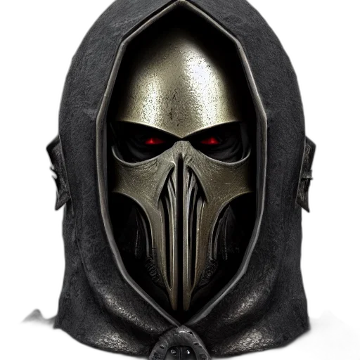 mask, face, jacket, concept art transparent PNG cut-out