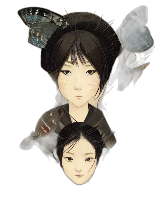 mask, crown, face, staff transparent PNG cut-out