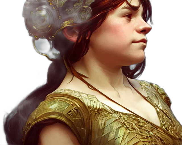 face, crown, dragon, dress, fantasy art, concept art, photorealistic, comic book art transparent PNG cut-out