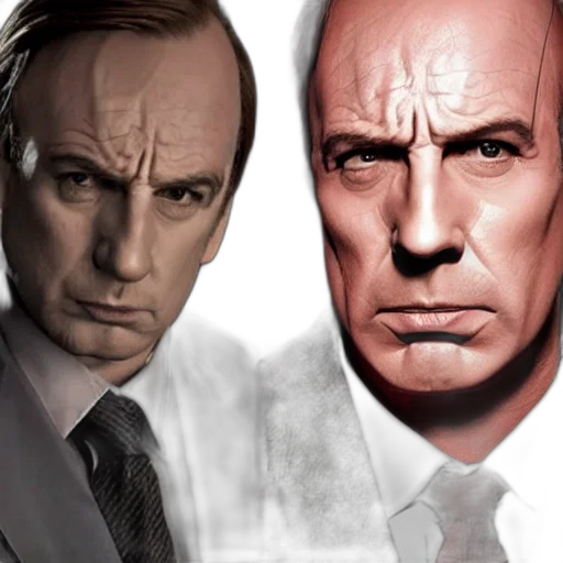 concept art, photorealistic, comic book art, better, call, saul, two, face transparent PNG cut-out