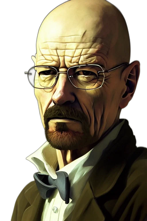face, staff, jacket, comic book art transparent PNG cut-out