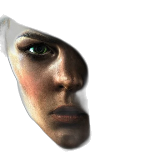 face, mask, hat, robot, 3d render, photorealistic, concept art, fantasy art transparent PNG cut-out