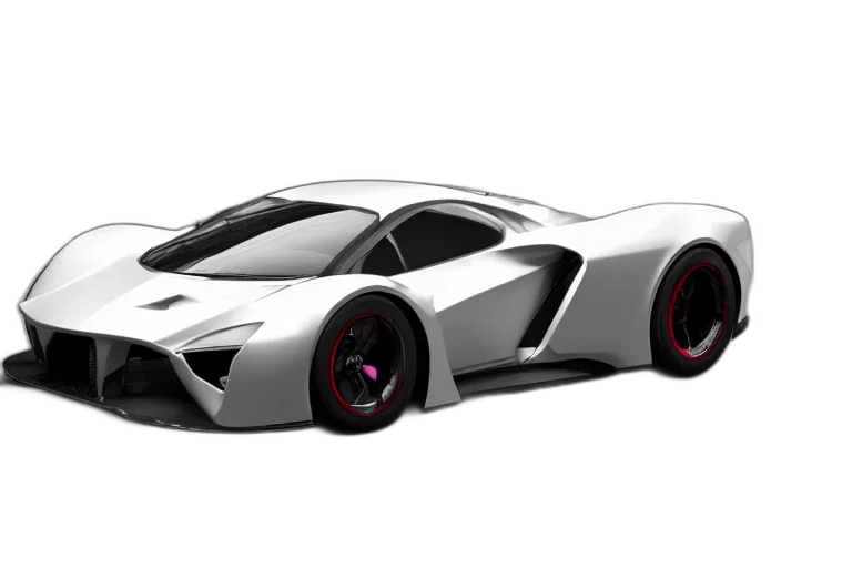 car, concept art, 3d render, photorealistic transparent PNG cut-out