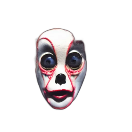 mask, face, creature, 3d render transparent PNG cut-out