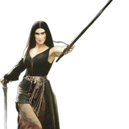 sword, staff, weapon, fantasy art transparent PNG cut-out