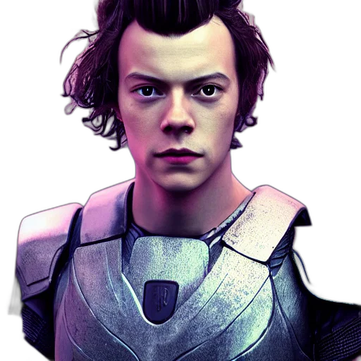 face, hair, robot, concept art transparent PNG cut-out