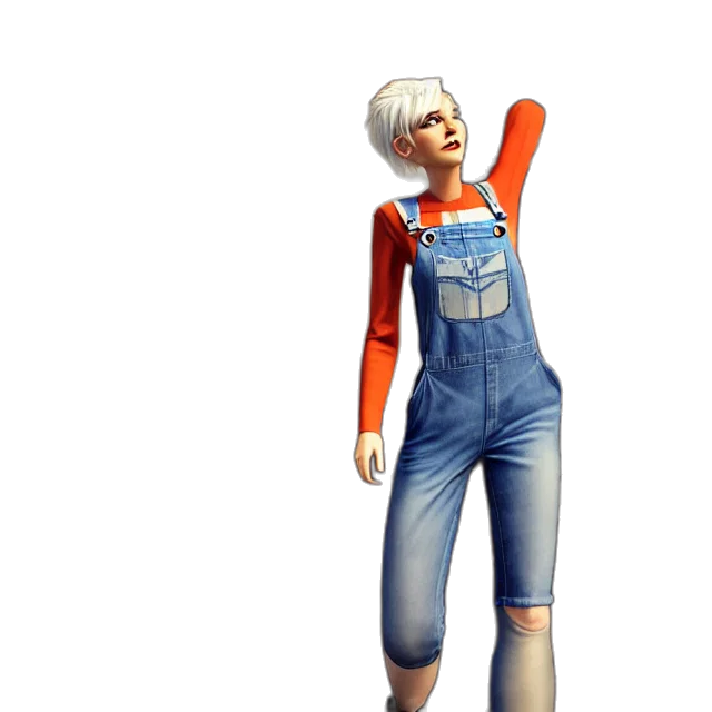 staff, concept art, 3d render, photorealistic, cartoon, full, body, pose transparent PNG cut-out