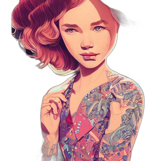 dress, face, jewelry, photorealistic, fantasy art, cartoon, watercolor, red transparent PNG cut-out
