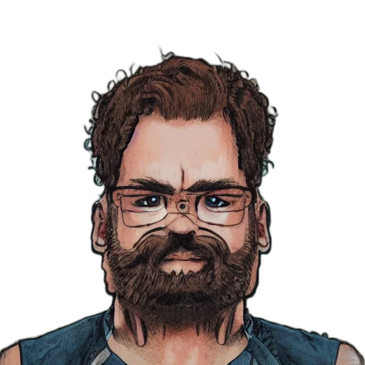 face, hair, cartoon, comic book art, concept art, pixel art, portrait, reddit transparent PNG cut-out