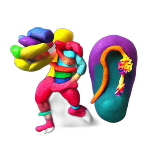mask, staff, shoes, creature transparent PNG cut-out
