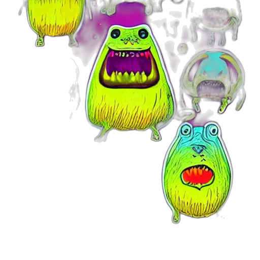 creature, jewelry, mask, concept art transparent PNG cut-out