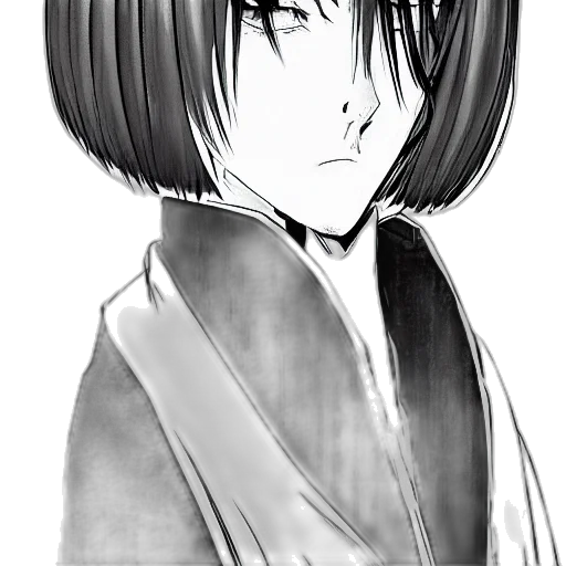 staff, sword, face, mask, anime, concept art, cartoon, comic book art transparent PNG cut-out