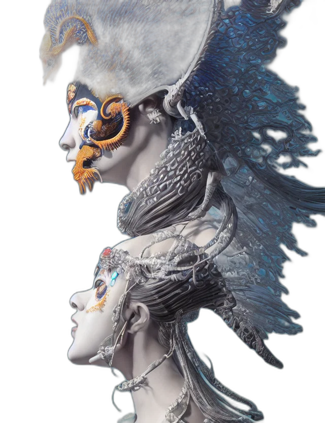 mask, face, jewelry, crown transparent PNG cut-out